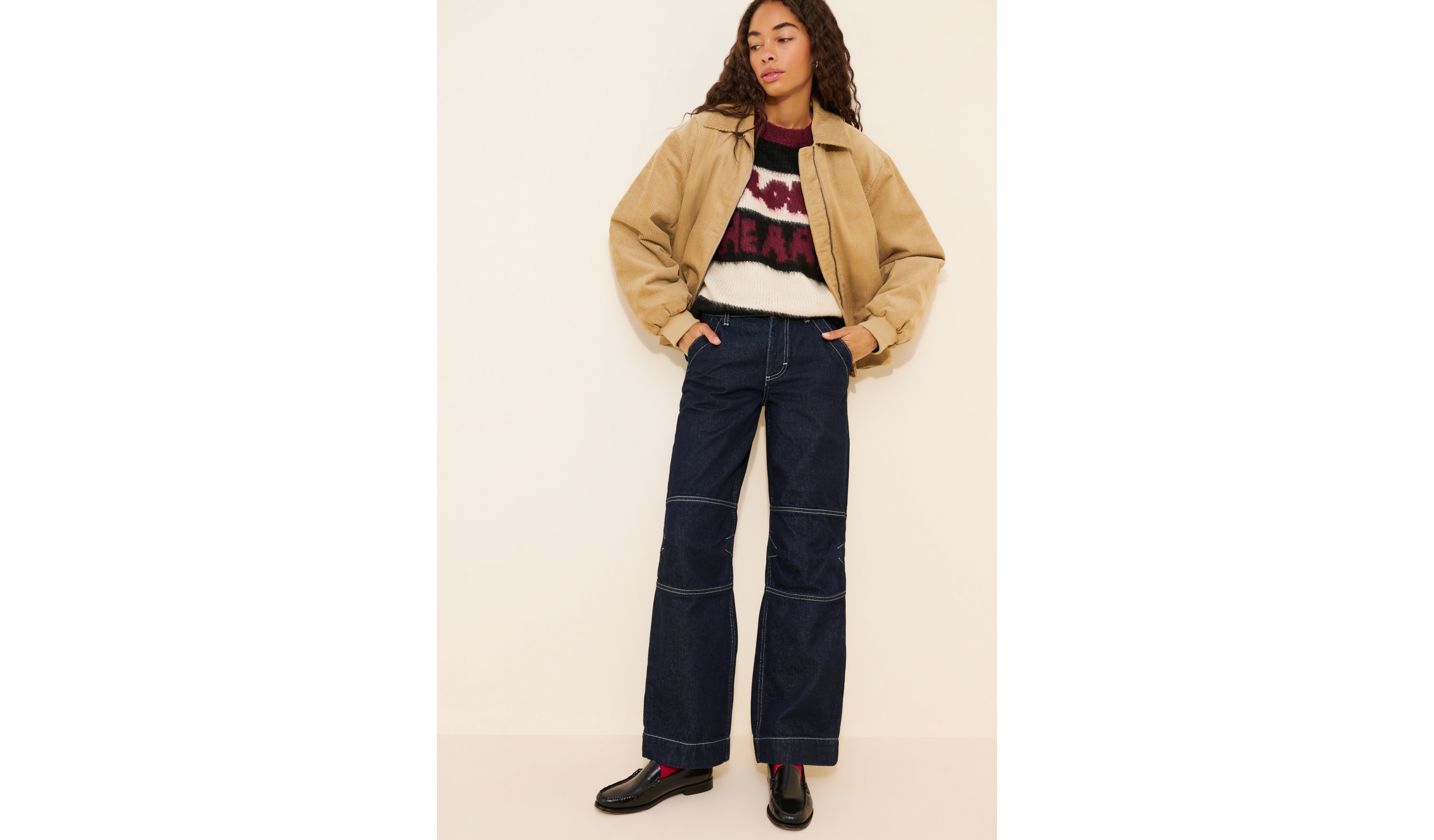 Damson Madder Fliss Relaxed Jean