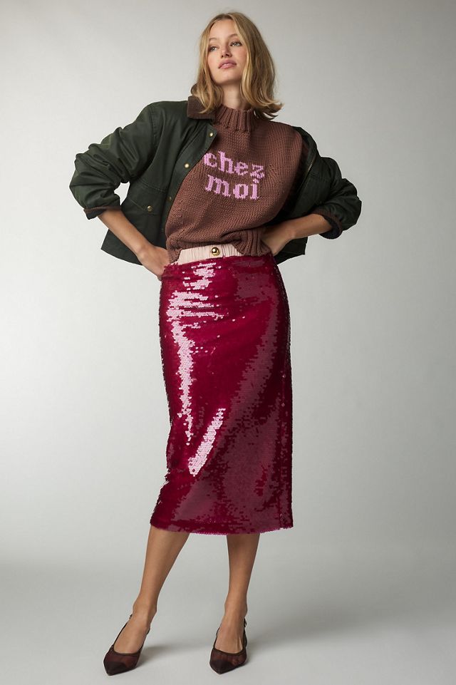 Maeve The Pippa Mock-Neck Sweater: Extended Shoulder Edition #3