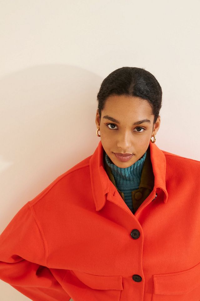 FRNCH Capucine Wool Blend Coat #2