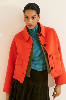 FRNCH Capucine Wool Blend Coat