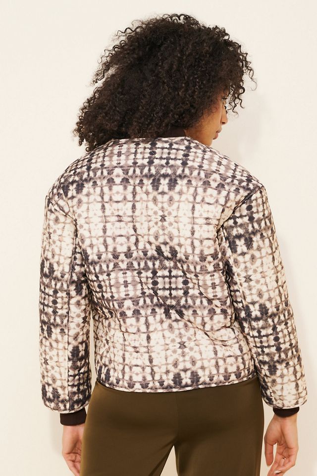 See U Soon Collarless Quilted Jacket #1