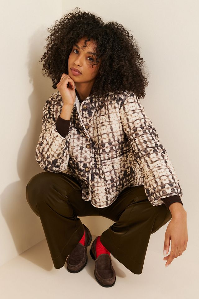 See U Soon Collarless Quilted Jacket #2