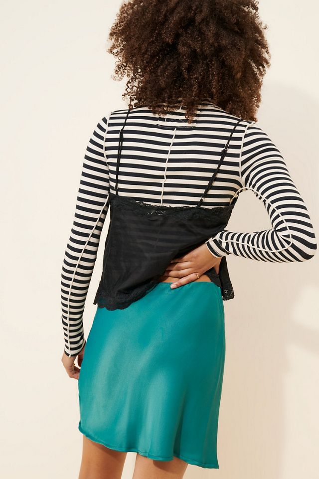 Re_Nuuly Reworked Tilda Mini Slip Skirt #1
