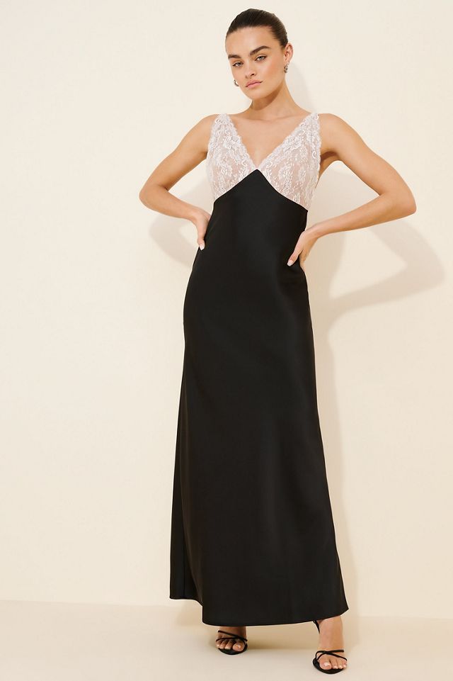 WAYF Ottilie Lace Bodice Dress #2
