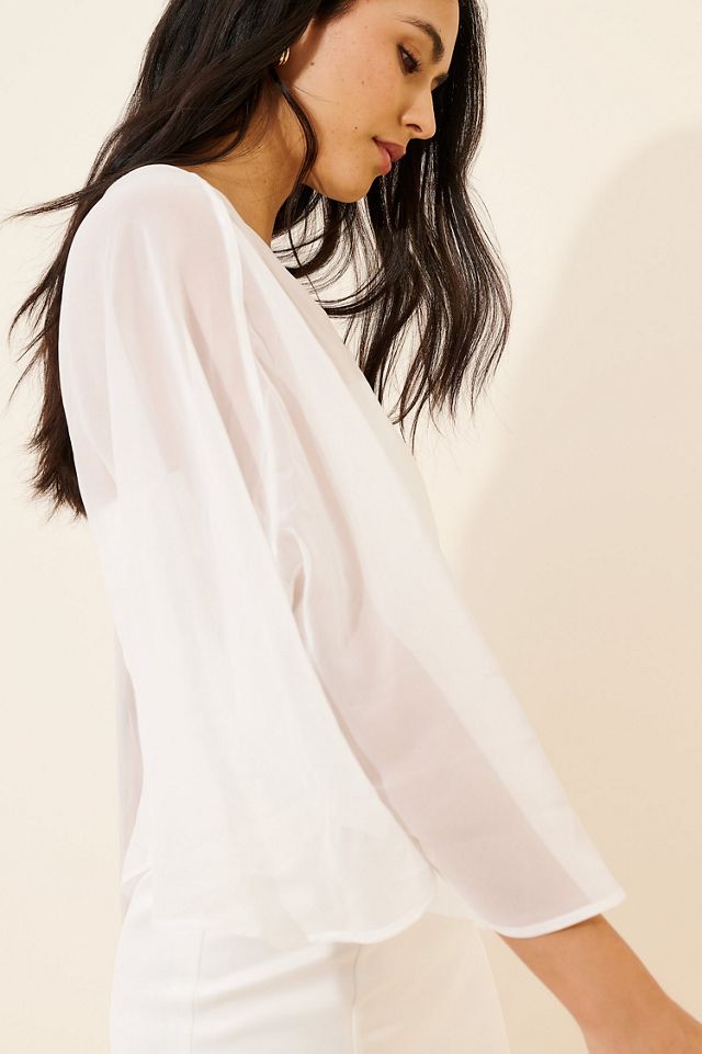 4th & Reckless Edwina Sheer Caped Mini Dress #3