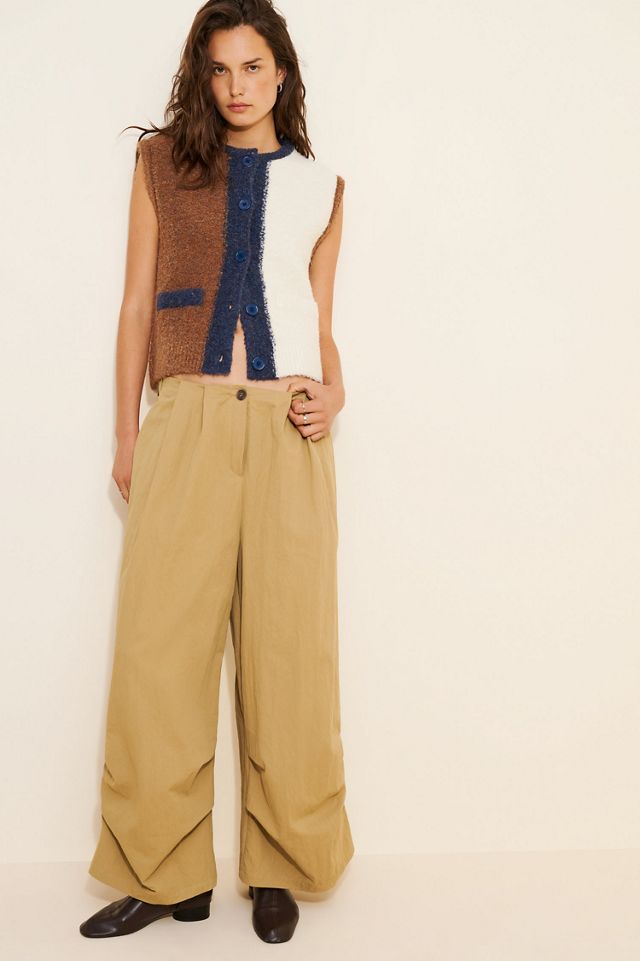 FRNCH Textured Colorblock Vest #3