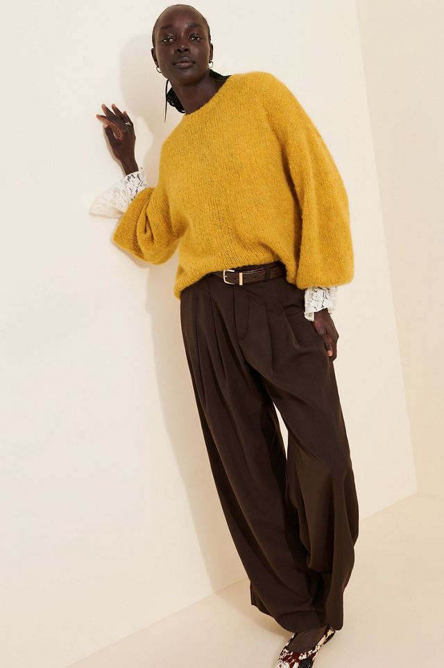 Electric & Rose Crewneck Balloon Sleeve Sweater #2