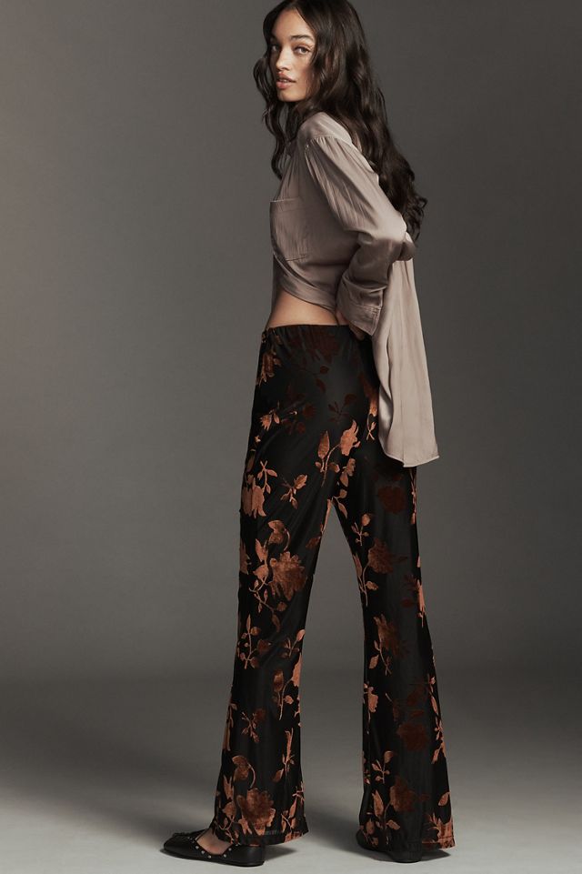 Hutch Velvet Burnout Flare Pants #1