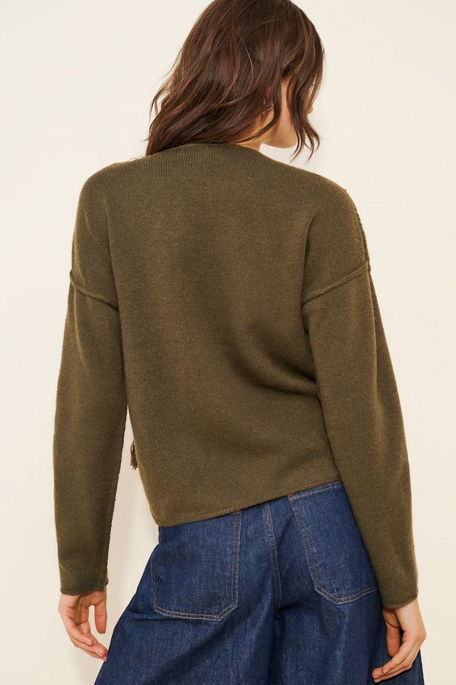 Dolan Fringe Textured Sweater #1