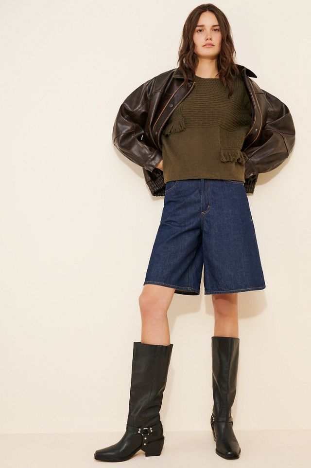 Dolan Fringe Textured Sweater #3