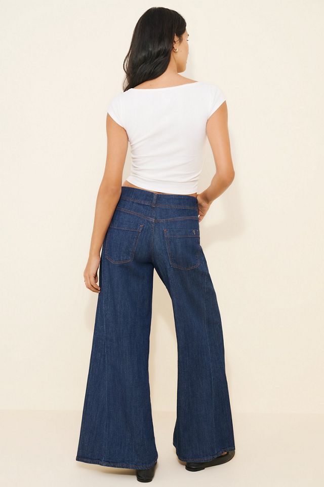 Pilcro The Adi Regenerative Cotton Mid-Rise Flare Jeans #1