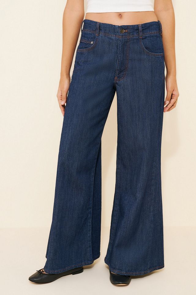 Pilcro The Adi Regenerative Cotton Mid-Rise Flare Jeans #2