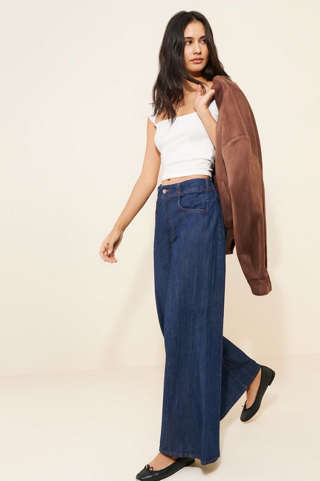 Pilcro The Adi Regenerative Cotton Mid-Rise Flare Jeans #3