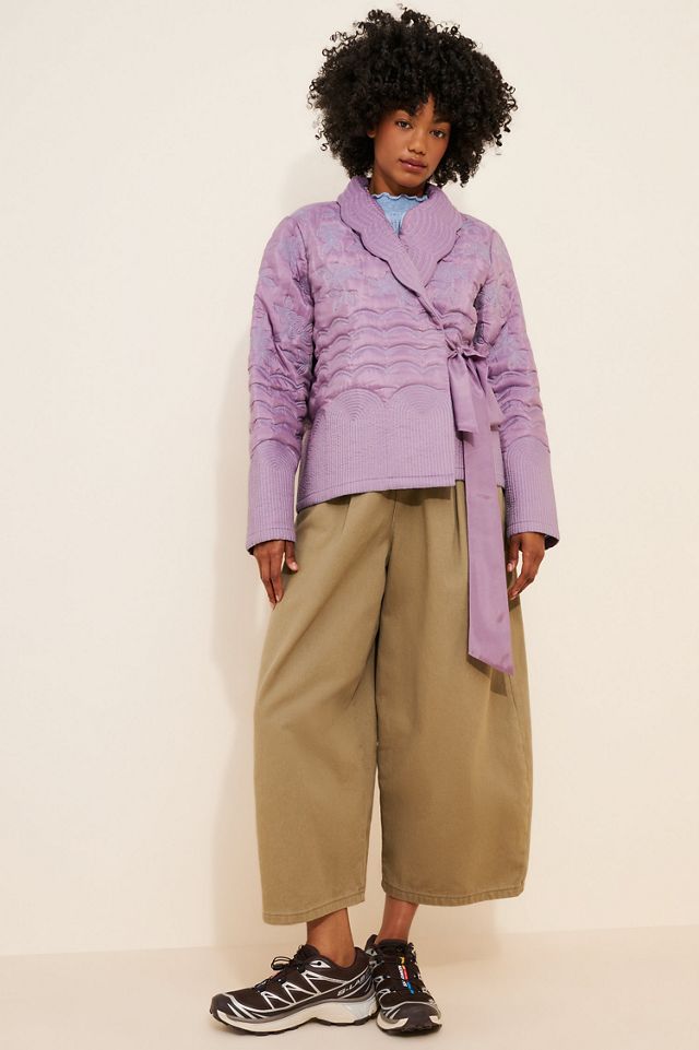Let Me Be Jenny Quilted Satin Jacket #2