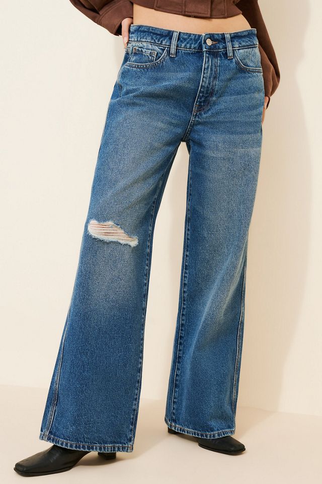 Warp + Weft Low Slung Wide Leg Jeans #3