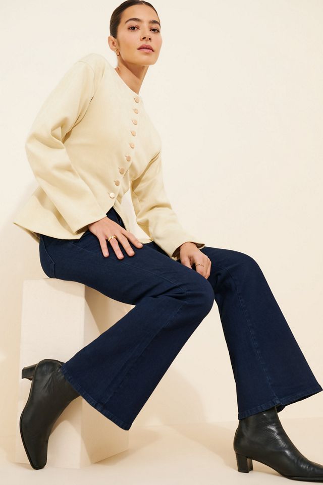 Universal Standard Farrah High Rise Flared Jeans #3