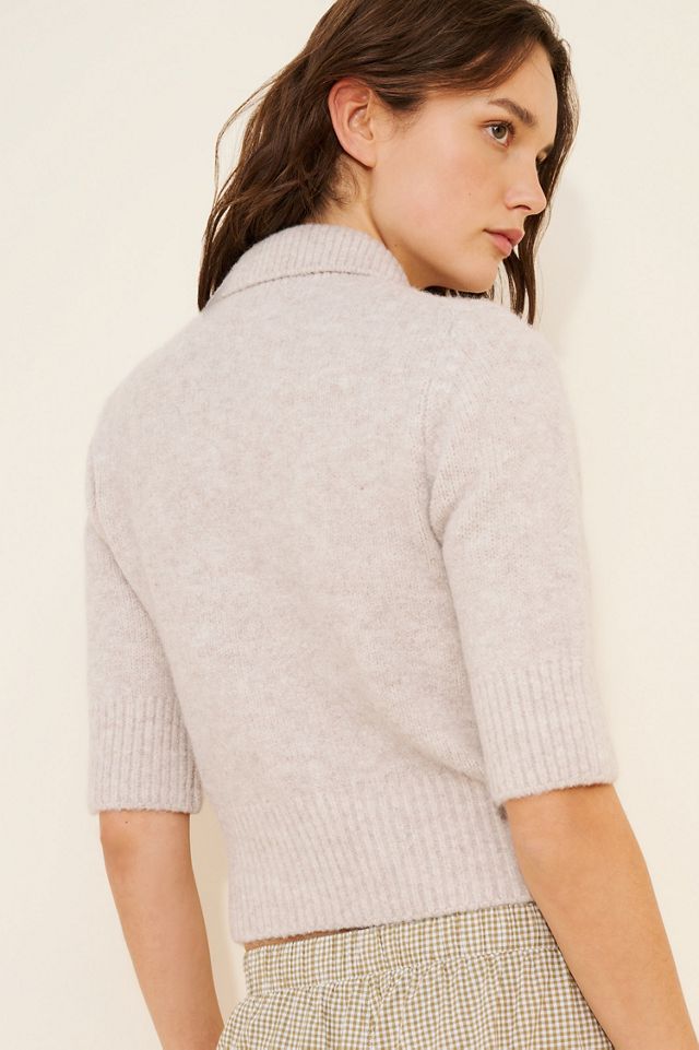 WAYF Harlow Short Sleeve Cardigan #1