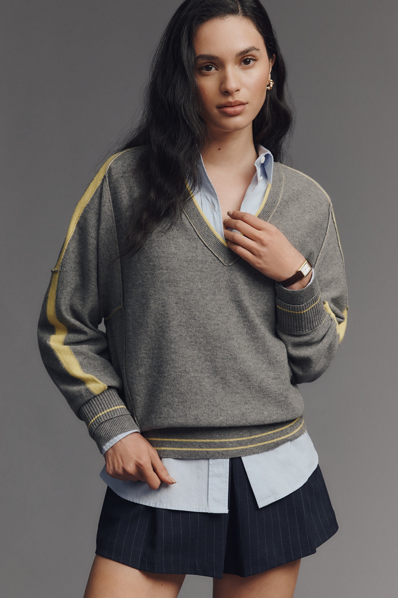 Pilcro Wool Blend Batwing Sweater