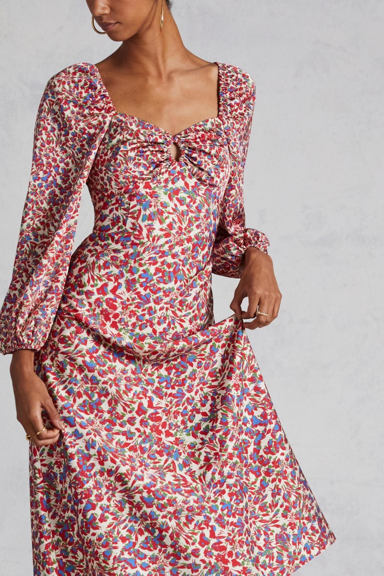Sachin & Babi Floral Midi Dress