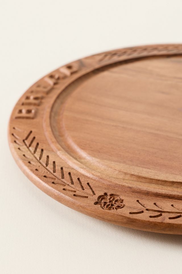 etúHOME Vintage English Wood Bread Board #1