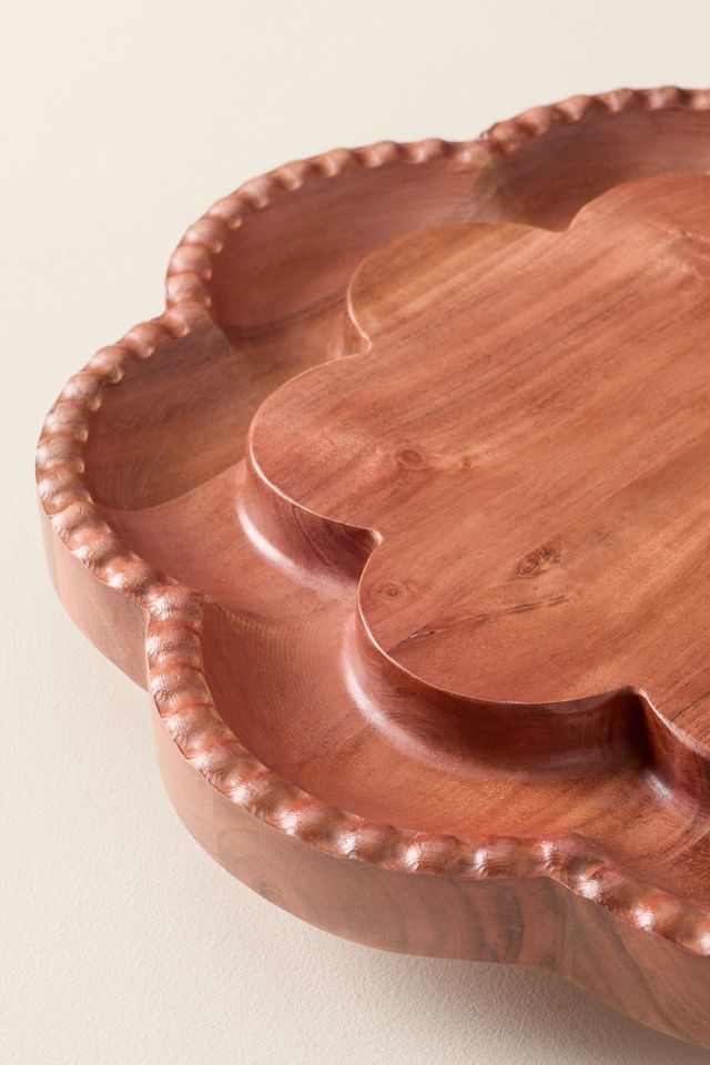 Etu Home Vintage English Lazy Susan Bread Board #1