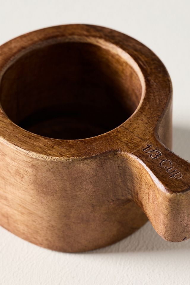 etúHOME French Bistro Wood Measuring Cups, Set of 4 #1