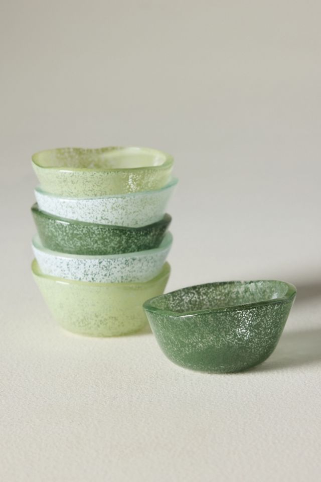 etúHOME Glass Pinch Pots, Set of 6 #1