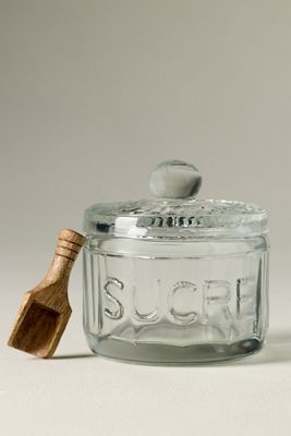etúHOME Bistro Glass Sugar Cellar