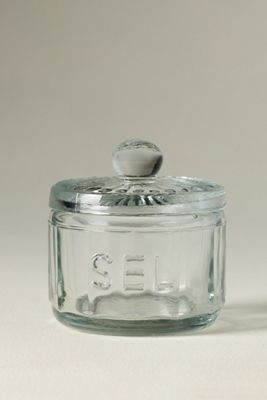 etúHOME Bistro Glass Salt Cellar