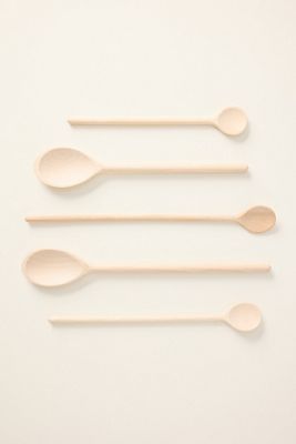 etúHOME French Cooking Spoons, Set of 5