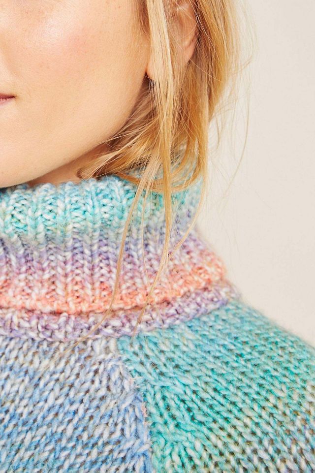 T.La Rainbow Turtleneck Sweater #1