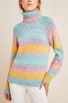 T.La Rainbow Turtleneck Sweater