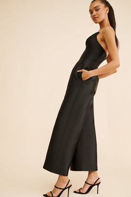 Hutch Hills Strapless Plunge Jumpsuit | Anthropologie