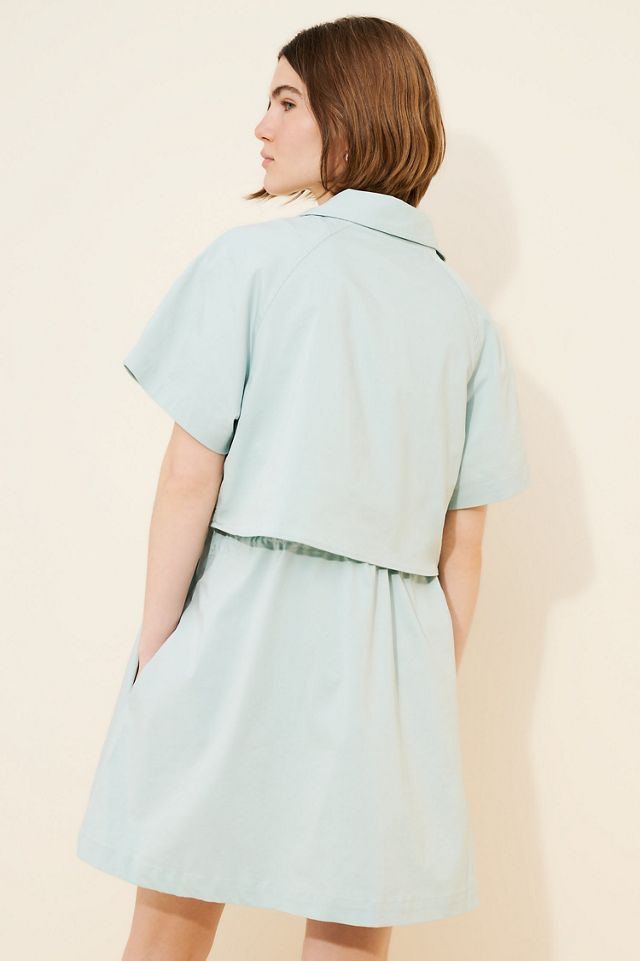 Exquise Short-Sleeve Twofer Mini Dress #2