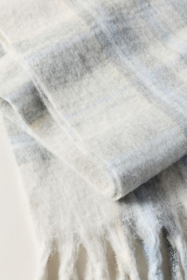 By Anthropologie Brushed Plaid Scarf #1