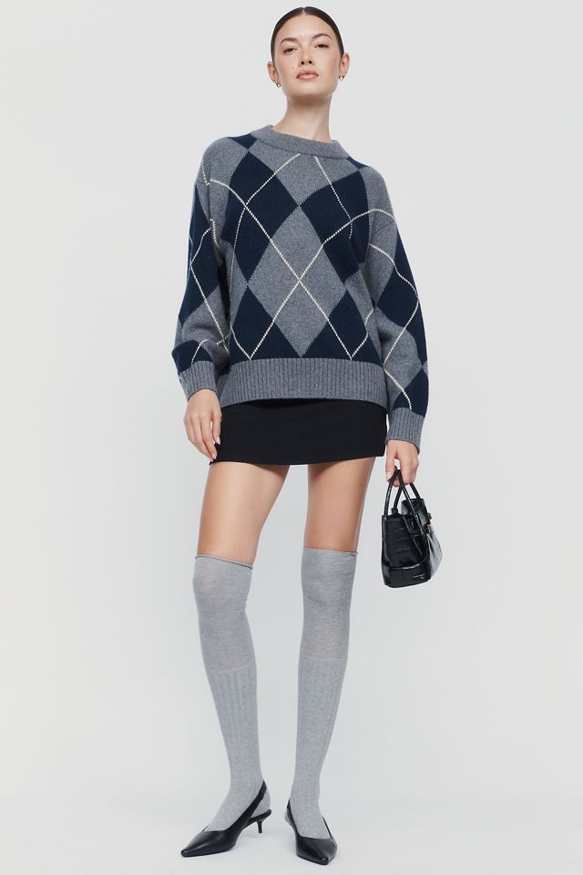 By Anthropologie Over-The-Knee Ribbed Socks #1