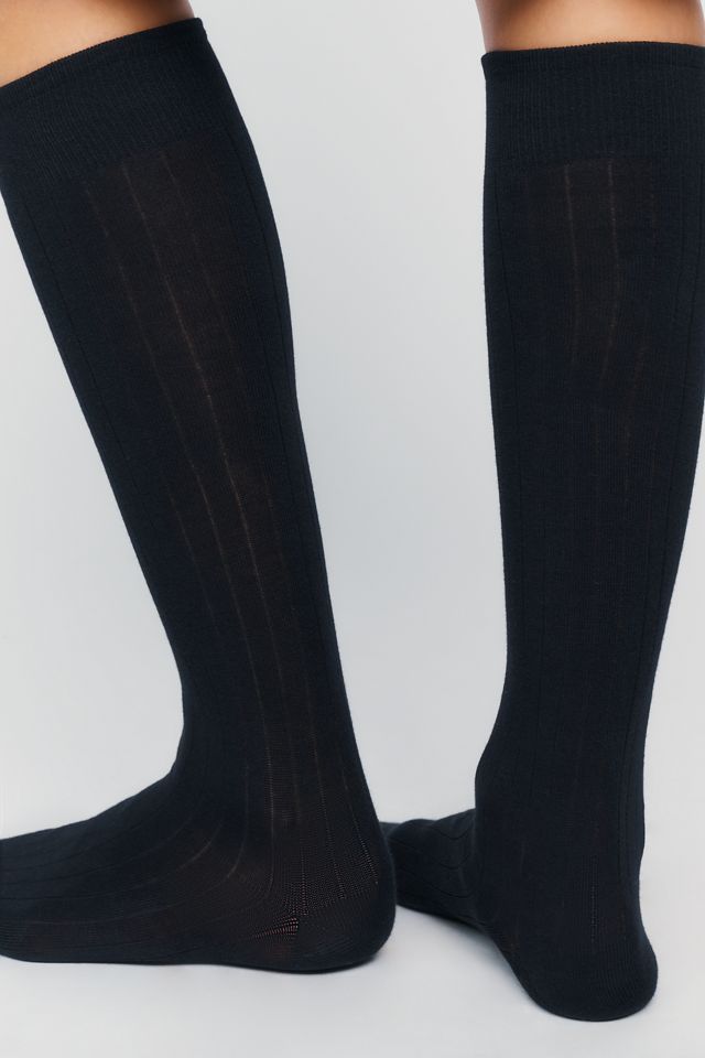 By Anthropologie Ribbed Knee High Socks #3