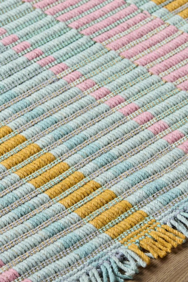Ethos Flatwoven Geometric Wool-Blend Rug #1