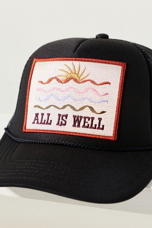 Friday Feelin All Is Well Trucker Hat #2