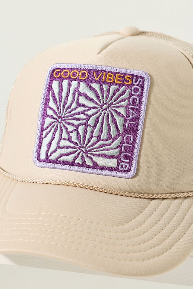 Friday Feelin Good Vibes Social Club Trucker Hat #2