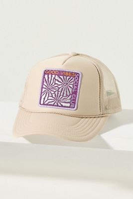 Friday Feelin Good Vibes Social Club Trucker Hat