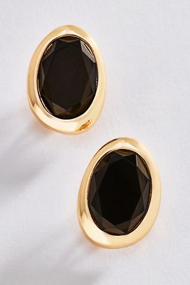 By Anthropologie Oversized Crystal Earrings
