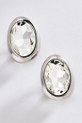 By Anthropologie Oversized Crystal Earrings