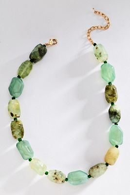 By Anthropologie Chunky Organic Beaded Necklace