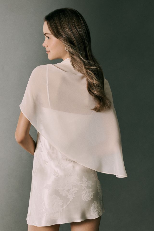 Reformation Lilibeth Caped Slip Mini Dress #1