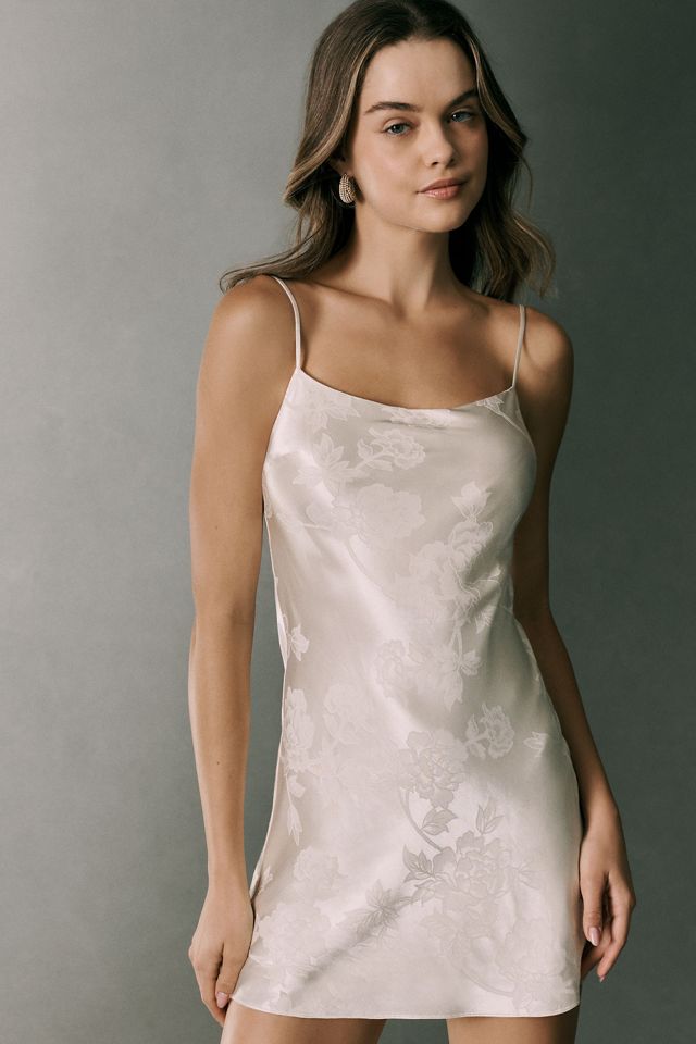 Reformation Lilibeth Caped Slip Mini Dress #4