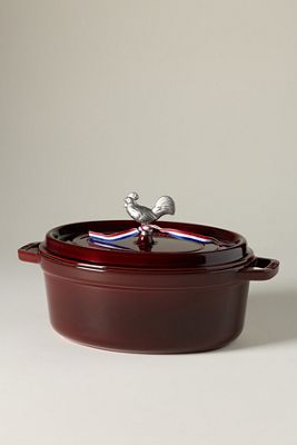 Staub 5.75 Qt Dutch Oven with Rooster Knob