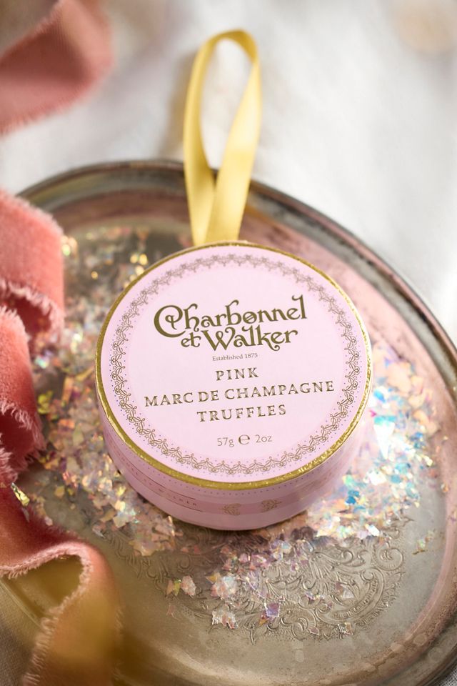 Charbonnel et Walker Pink Marc de Champagne Truffle Bauble #1