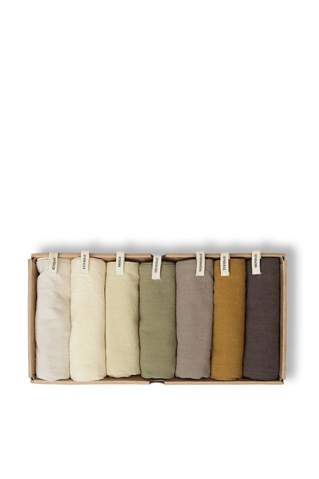 Ferm Living Cotton Day Tea Towel, Set of 7 #2