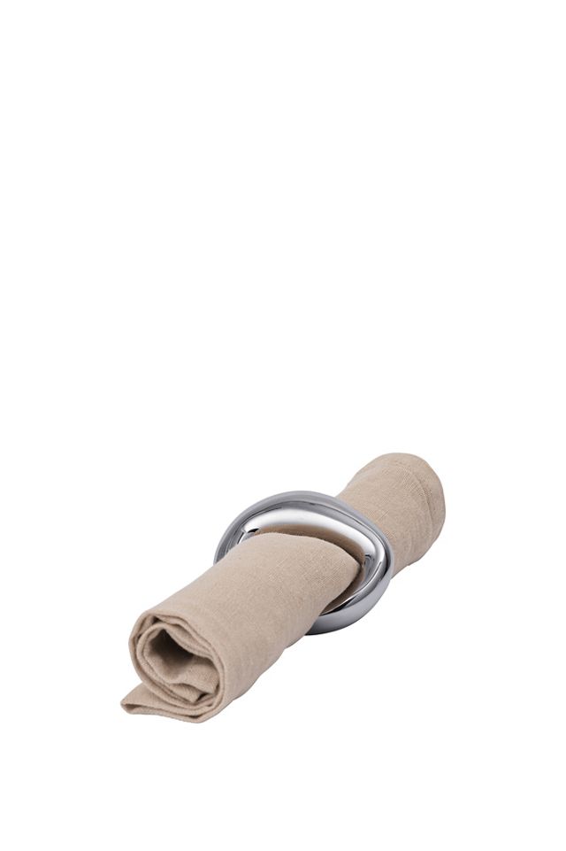 Ferm Living Orrith Porcelain Napkin Rings, Set of 4 #1
